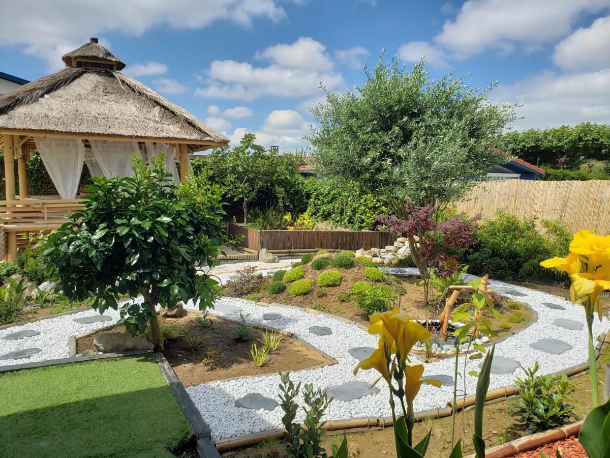Chalet Zure Ondoan - Spa Et Piscine Chauffee Tarnos Luaran gambar